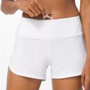 Lululemon White Speed Up Low-Rise Lined Short 2.5” Photo 6