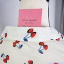 Kate Spade NWT  Cherry toss tie-front top, French cream, all cotton Photo 8