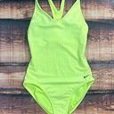 Nike  Highlighter Yellow Neon One Piece Swim Suit Photo 0