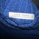 12th Tribe Turtleneck Cross/cable Knit Oversized Sweater  Photo 1