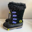 Sorel  women’s 5 winter Swede boots faux fur Vtg 90s lace up retro warm snow cute Photo 2