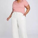 Lane Bryant  Linen Collection NEW wide leg, relaxed, mid rise ladies pants sz 16 Photo 0