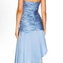 Cinq à Sept NEW NWT Cinq A Sept Eliza Strapless Asymmetrical Midi Dress In Deja Blue Photo 1