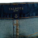 Talbots Lightly Acid Washed Petite Blue Jean Skirt Photo 1