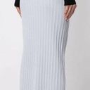 Proenza Schouler  Ribbed Knit Midi Skirt NWT Medium Light Blue Photo 1