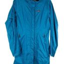 Patagonia  XS Rain Coat Blue Jacket Mid Length Zipper Pockets Zip Front 1178 Photo 0