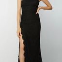 Fame and Partners NEW  Dragon Eyes Lace Halter Gown Photo 10