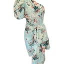 Elliatt  Mint Esteem One Shoulder Floral Print Dress - size XS Photo 0