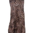 All Saints Gianna Kiku Leopard Animal Print Asymmetric Midi Dress Size 0 New Photo 2