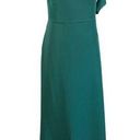 Laundry by Shelli Segal  Women's Formal Dress Size 14 Green One Shoulder Gown Photo 0