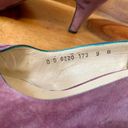 Salvatore Ferragamo Vintage  Purple Suede Sling Back Heels Photo 4