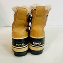 Sorel  Brown and Black Suede Snow Boots Size 7 Photo 6