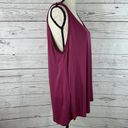 Maison Jules  XX-Large Tank Top Sleeveless Stretch Scoop Neck Magenta Photo 1