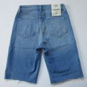 L'Agence NWT  Taylor Short in Ashford High Rise Denim Bermuda Shorts 24 $225 Photo 4