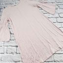 Loft  Outlet 3/4 Flare Sleeve Lounge T-Shirt Dress Medium Light Pink Round Neck Photo 0