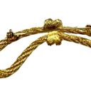 Twisted Vintage Gold  Rope Brooch Pin Photo 2