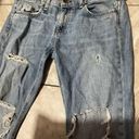 Rag and Bone  Dre Light Wash Low Rise Boyfriend Distressed Jeans 27 Photo 2