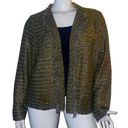 INC Metallic Lace Up Boucle Blazer Photo 3