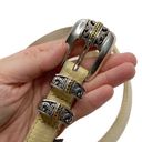 Krass&co Arden Leather  Italian Lizard Embossed Belt Photo 1