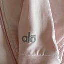 Alo Yoga Pink Zip Up Photo 2