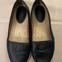 Coach  Rhodelle black lambskin leather espadrille flats in Size 8. Excellent uc Photo 0