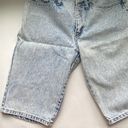 Bermuda Vintage Steel 90s cut-out high waist acid wash  jean shorts, size 7 Photo 0