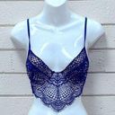 For Love & Lemons  Blue Mesh bralette size XS Photo 0