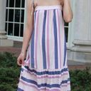 Bebop Purple/Pink Striped Sundress Photo 0