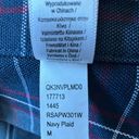 American Apparel  Navy Blue Plaid Pleated Mini Skirt Photo 9