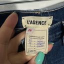 L'Agence New L’agence Sada High Rise Slim Cropped Raw Hem Jean In Mesa Blue Size 28 Photo 4
