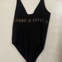 One Piece NEW! Savage x Fenty Black  logo banded Bodysuit plus size 3X Photo 7