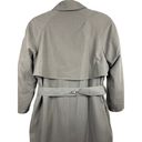 London Fog  Sage Green Long Mid Length 12P Belted Trench Coat Photo 3