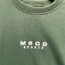 Missguided  Womens MSGD Oversized Crop Sweatshirt 4 Khaki Dark Green Sport Trendy Photo 2