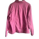 Denim & Co  Women Jean Jacket L Pink Long Sleeve Feminine  Denim Western Cowgirl Photo 2