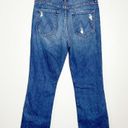 MOTHER Womens The Tripper Jeans Pocket Distressed Denim Cryin' Cowboys Size 28 Photo 2