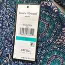 Jessica Howard  Blue Patchwork Print Blouson Long Sleeves Shift Dress Size 16 NEW Photo 8