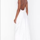 Show Me Your Mumu Ivory Luxe Satin Jasmine Halter Maxi Dress Women's Photo 2