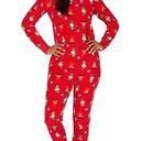 Macy's  Family PJs Christmas Footless Hoodie Pajama Onesie Reindeer Elves S Photo 0