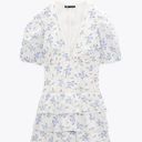 ZARA White Floral Dress Photo 1