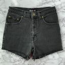 Style & Co  Vintage Faded Black Custom Cutoff Denim Jean Shorts 5 Photo 4