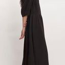 Everlane  The TENCEL Puff-Sleeve Dress in Black XL NWT Photo 2