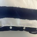 BCBGeneration  Navy Blue and White Stripe Silky Shorts Size 2 Photo 2