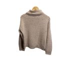 Madewell  Belmont Mock Neck Wool Blend Ribbed Sweater Womens Size S Pink Photo 4