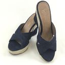Jessica Simpson  Denim Wedge Sandals 9.5M Photo 4