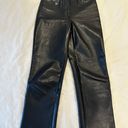Aritzia Wilfred Faux Leather Black Pants Great Condition For A Night Out Photo 1