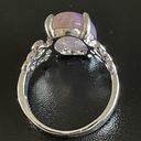 Amethyst Natural purple  S925 silver ring size 7 Photo 3