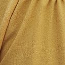 Dress Barn  Mustard Gold Metallic Thread Button Blouse Size XS See Description Photo 5