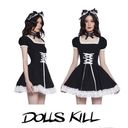 Dolls Kill Absolute Grim Mini Dress By Current Mood – As Seen On  Photo 1