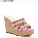 Jessica Simpson Colorful Crocheted Wedges Photo 0