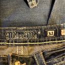 Miss Me  Light Wash Cross Embellished Distressed Bootcut Jeans Photo 7